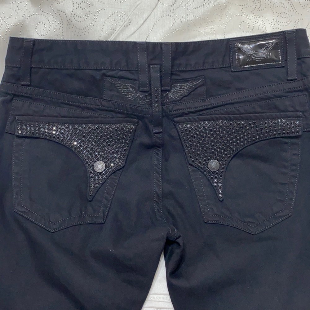 Black robin’s jeans size 36. 100% cotton.